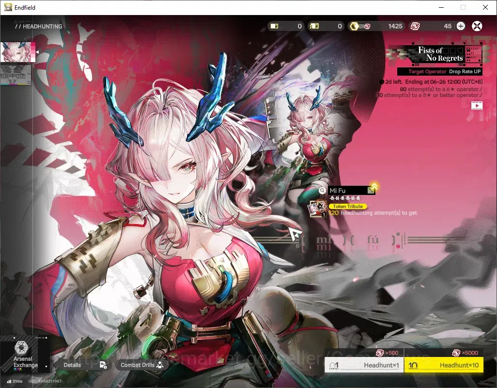 Arknights: Endfield Accounts ASIA|Lv 60|12 SSR(7Limit)+32(*6Wep)|[Fangyi,Tangta image 15