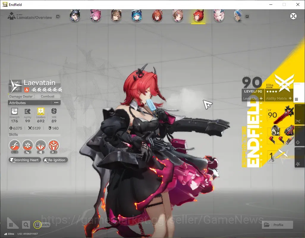 Arknights: Endfield Accounts ASIA|Lv 60|12 SSR(7Limit)+32(*6Wep)|[Fangyi,Tangta image 5