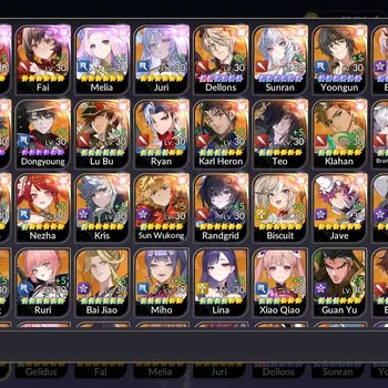Seven Knights Re:Birth Accounts Global|FullEX7(GelindusTC1,RosieTC1,Fai,Juri,Melia)| 14 TC6(Dellons,Sunran,Yoongun,Etc)|4K