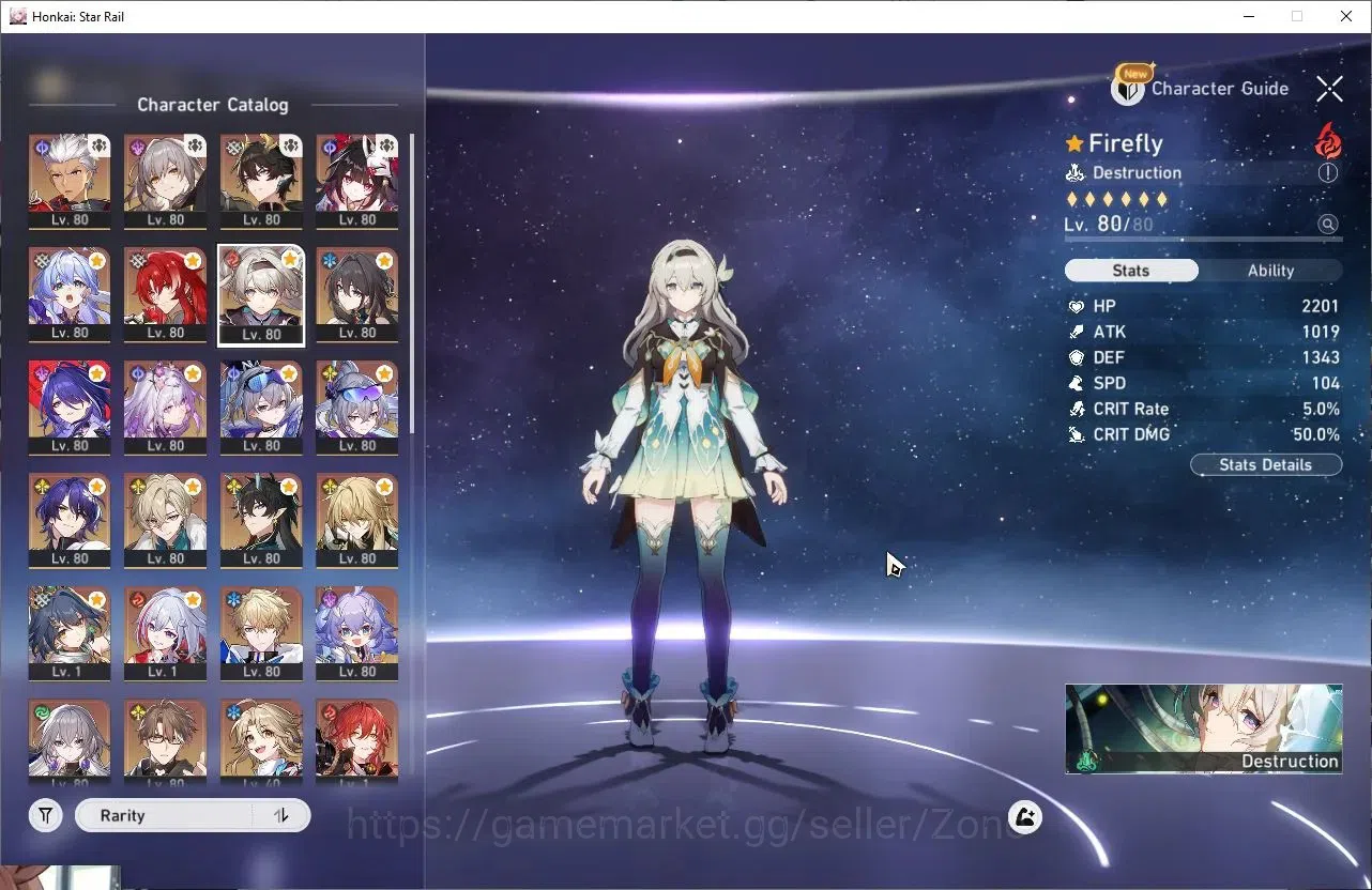 Honkai Star Rail Accounts ASIA TL 70| 17 Limited Char|Firefly Sign, Acheron image 1
