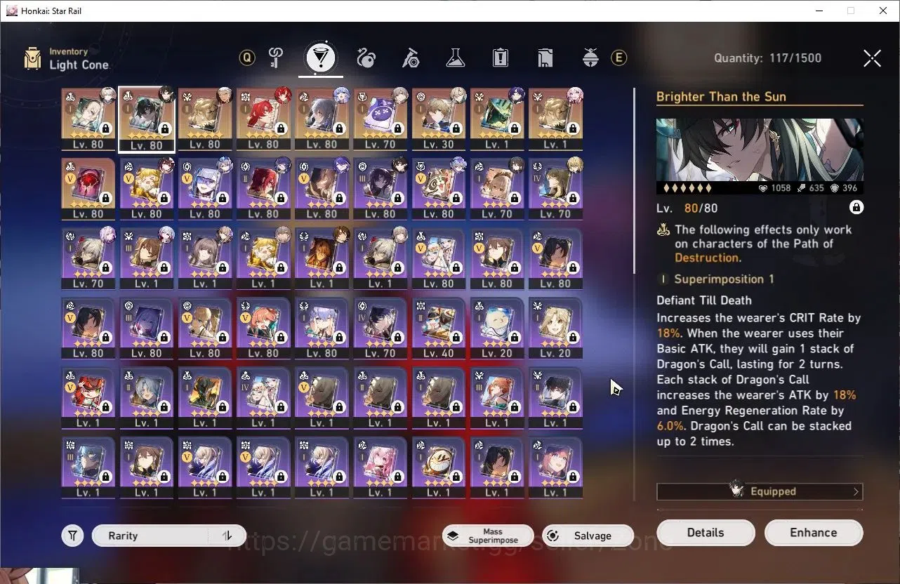 Honkai Star Rail Accounts ASIA TL 70| 17 Limited Char|Firefly Sign, Acheron image 4