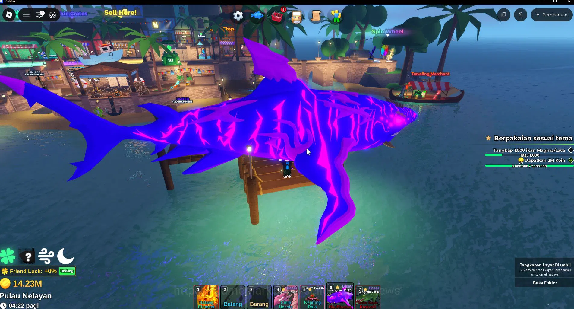Roblox Accounts [Fish It] Lv 844 |1 SC (Element) 3 Myth (Bamboo,et image 10