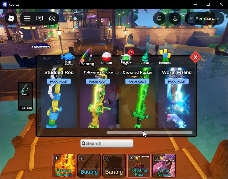 Roblox Accounts [Fish It] Lv 844 |1 SC (Element) 3 Myth (Bamboo,et image 4