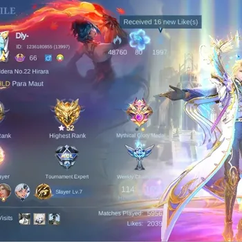 Mobile Legends: Bang Bang Accounts Others Global|165 Skin|Expert|Annual