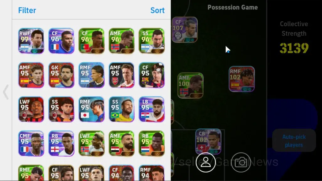 eFootball Accounts Legends & Iconic Players Android|Epic|Gareth Bale,Didier Drogba,Raul,Steven Gerrard,Ivan Gordoba|ShowTime 2