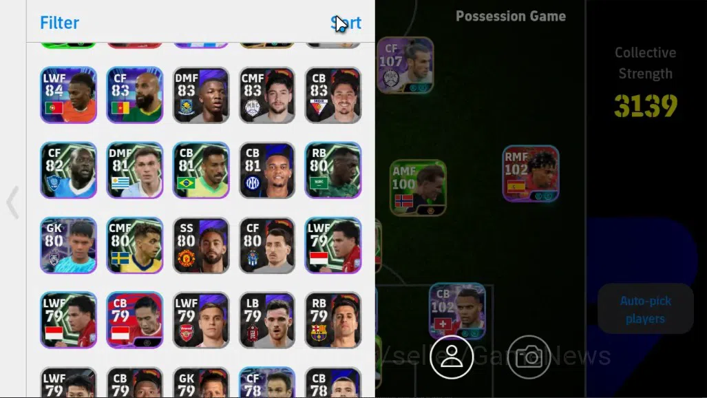 eFootball Accounts Legends & Iconic Players Android|Epic|Gareth Bale,Didier Drogba,Raul,Steven Gerrard,Ivan Gordoba|ShowTime 4