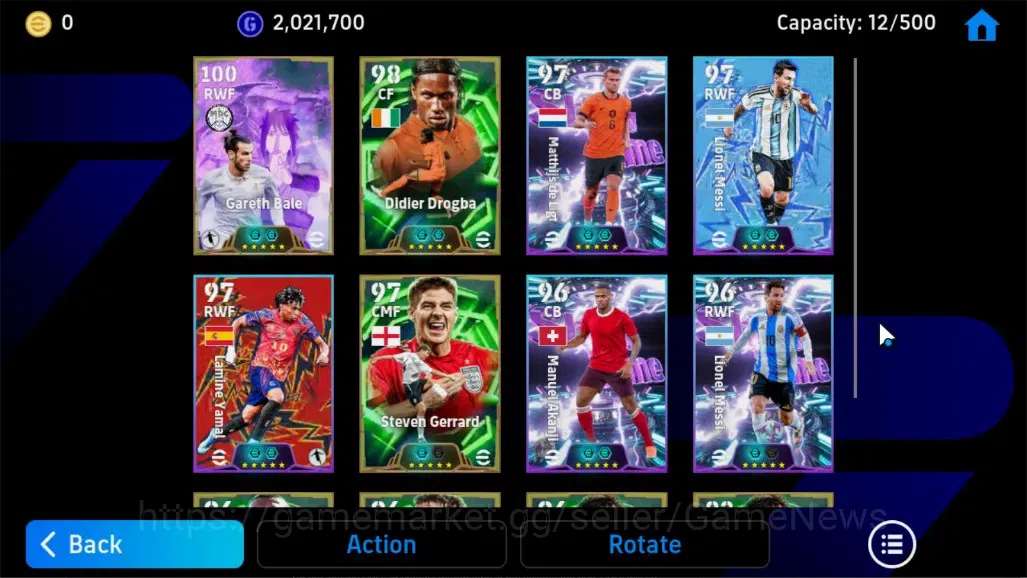 eFootball Accounts Legends & Iconic Players Android|Epic|Gareth Bale,Didier Drogba,Raul,Steven Gerrard,Ivan Gordoba|ShowTime 9