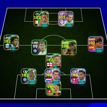 eFootball Accounts Legends & Iconic Players Android|Epic|Gareth Bale,Didier Drogba,Raul,Steven Gerrard,Ivan Gordoba|ShowTime