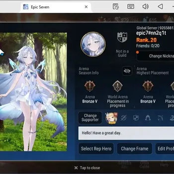 Epic Seven Accounts Starter Global unvrif|Best Starter|2ML(Lisette,Harsetti)|PoH+Bless ON|resource untouch 765MM,all