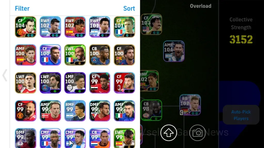eFootball アカウント チームパワー3219 選手多数 Buy eFootball Accounts - Android | Power 3152 | 8 Epic Francesco