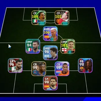 eFootball Accounts Legends & Iconic Players Android|Epic Fillippo Inzaghi,Wayne Rooney,Steven Gerrard,Andriy Shevchenko|Show