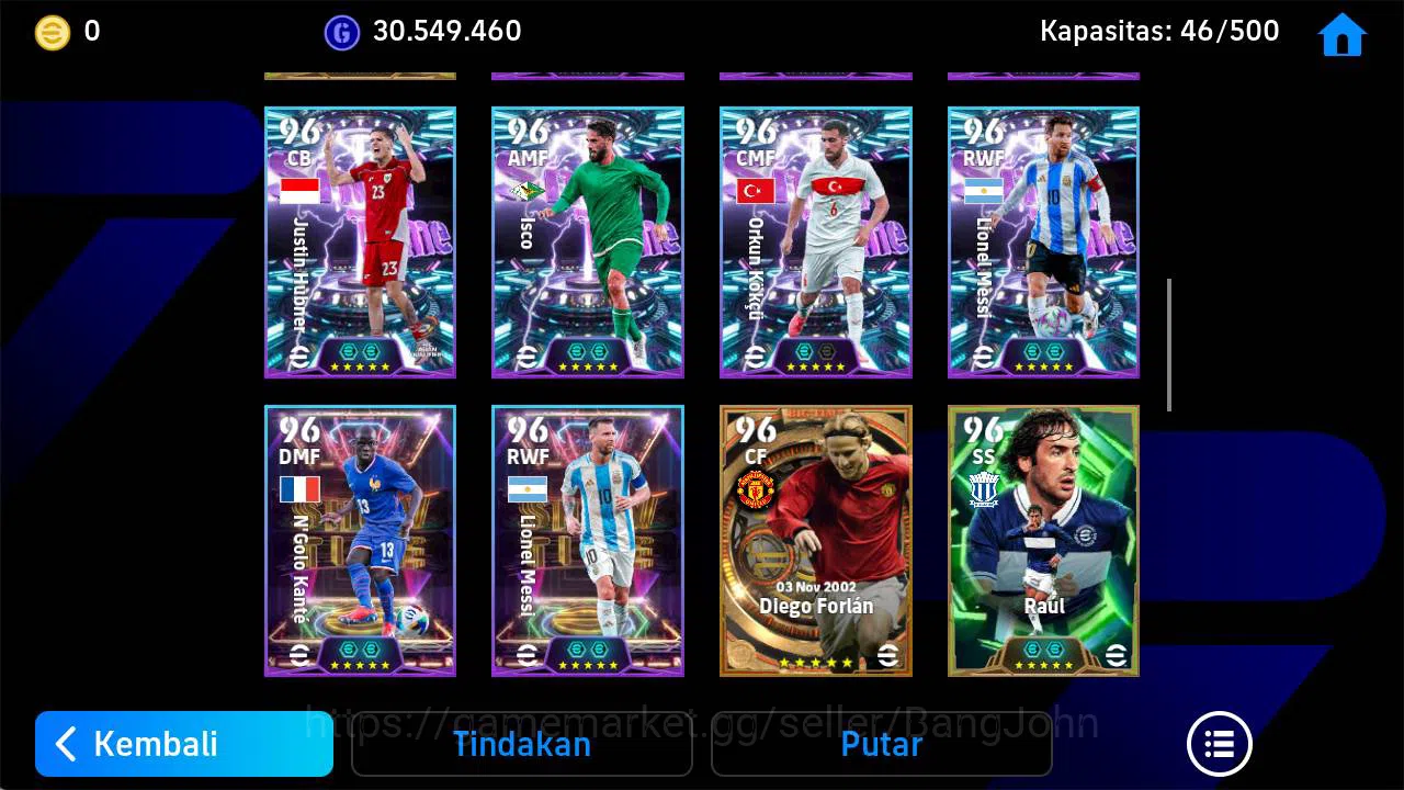 eFootball Accounts Power 3190, matthaus epic, X Alonso epic, Guti epi image 6