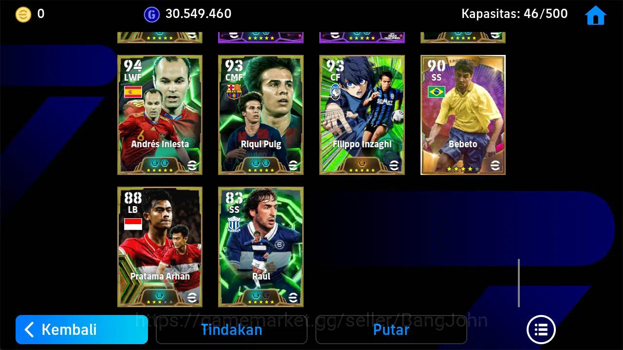 eFootball Accounts Power 3190, matthaus epic, X Alonso epic, Guti epi image 9