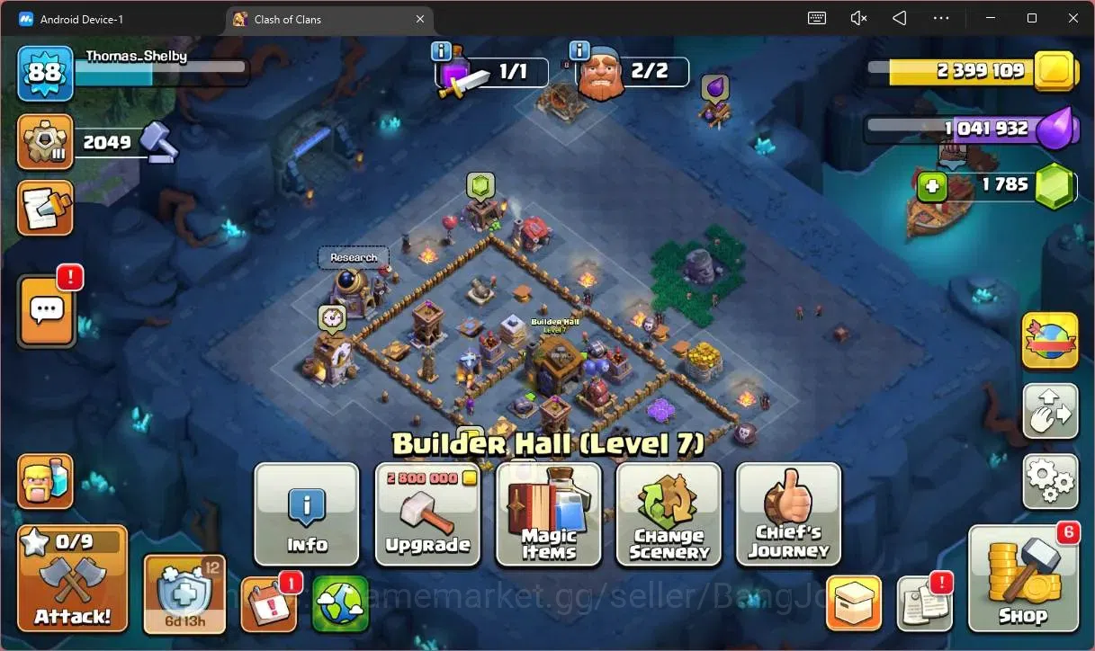 Clash of Clans Accounts Global | TH 12-BH 7 | LVL 88 | HH 6 | BK 22, AQ 24 image 16