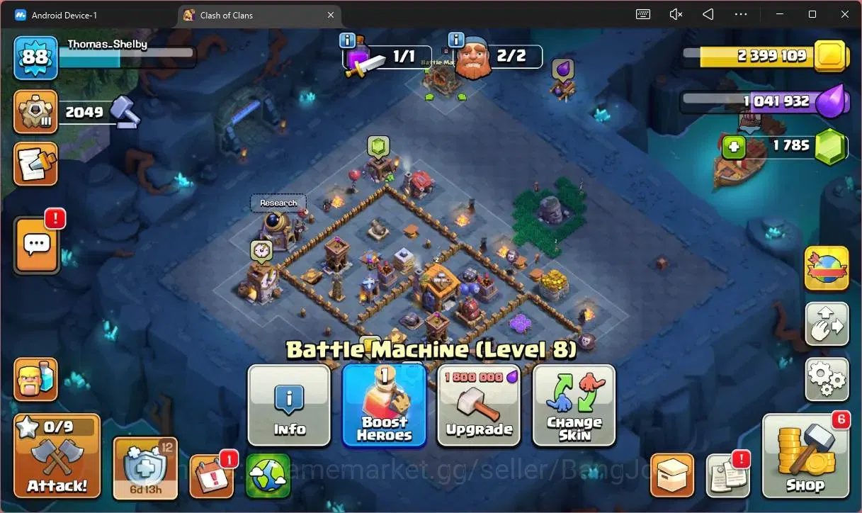 Clash of Clans Accounts Global | TH 12-BH 7 | LVL 88 | HH 6 | BK 22, AQ 24 image 17
