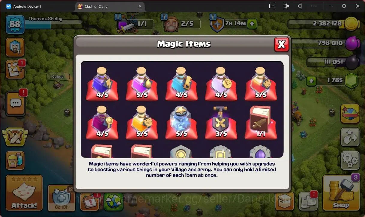 Clash of Clans Accounts Global | TH 12-BH 7 | LVL 88 | HH 6 | BK 22, AQ 24 image 5