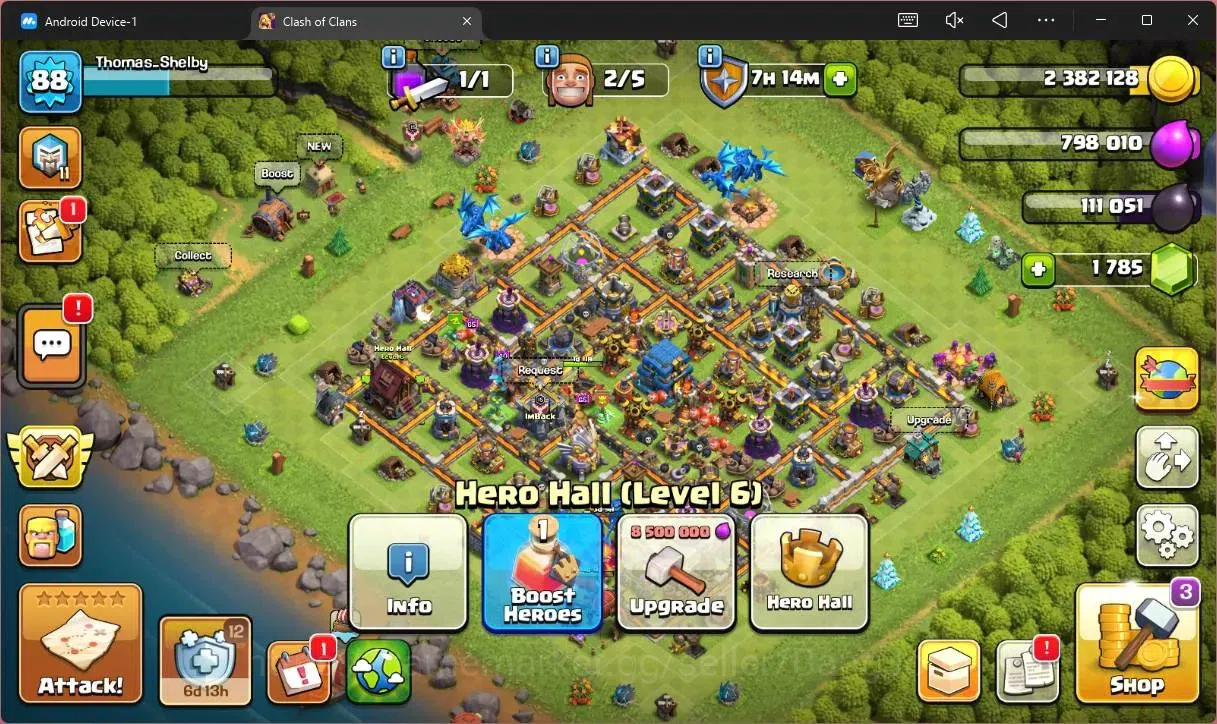 Clash of Clans Accounts Global | TH 12-BH 7 | LVL 88 | HH 6 | BK 22, AQ 24 image 9