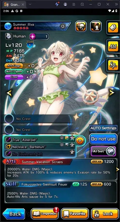 Grand Summoners Accounts Global | Rank 56|Illya TW,Summer Illya TW,Sublime image 3