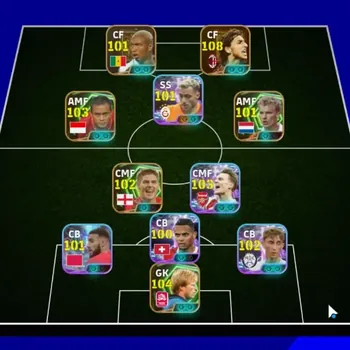 eFootball Accounts Legends & Iconic Players Android|Power 3133|Big Time Zlatan Ibrahimovic|7 Epic Oliver Kahn,Atep,Steven