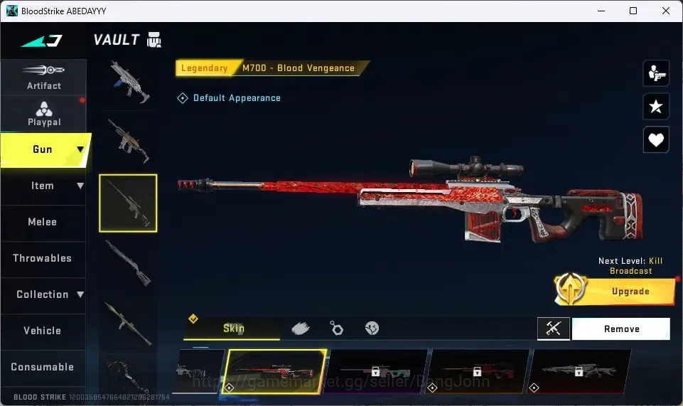Blood Strike Accounts ASIA | 1 ETERNAL GUN: AUG | 3 LEGENDARY GUN | 25 P image 3