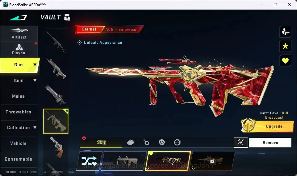 Blood Strike Accounts ASIA | 1 ETERNAL GUN: AUG | 3 LEGENDARY GUN | 25 P image 5