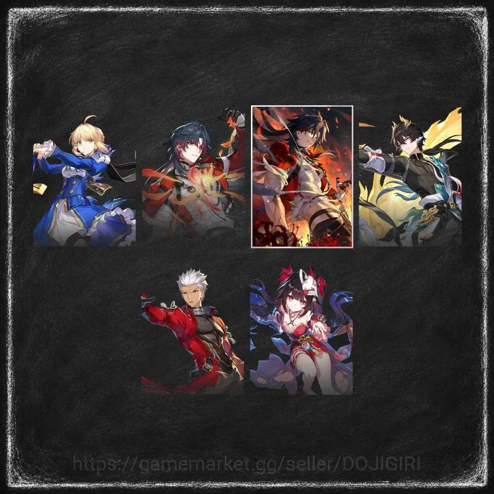 Honkai Star Rail Accounts Starter ASIA | TL 4 | Saber, Mortenax Blade + Sign Reforged in Hellfire, Archer, Sparkle, Dan Heng 1
