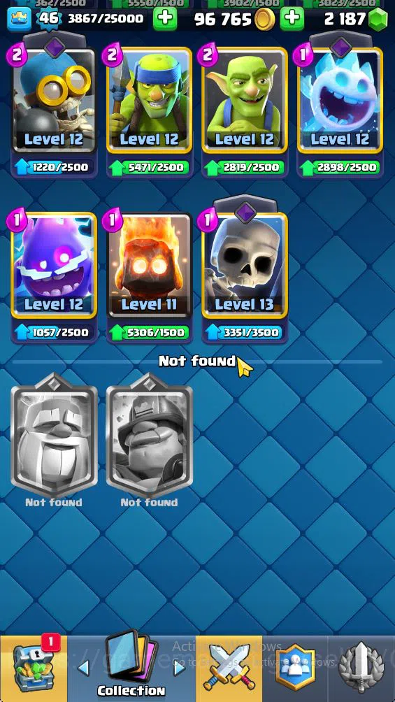 Clash Royale Accounts Lvl 46|Trop7475|KTL 14|Card 119|7 EVO,6 Cahmpion,2 image 2