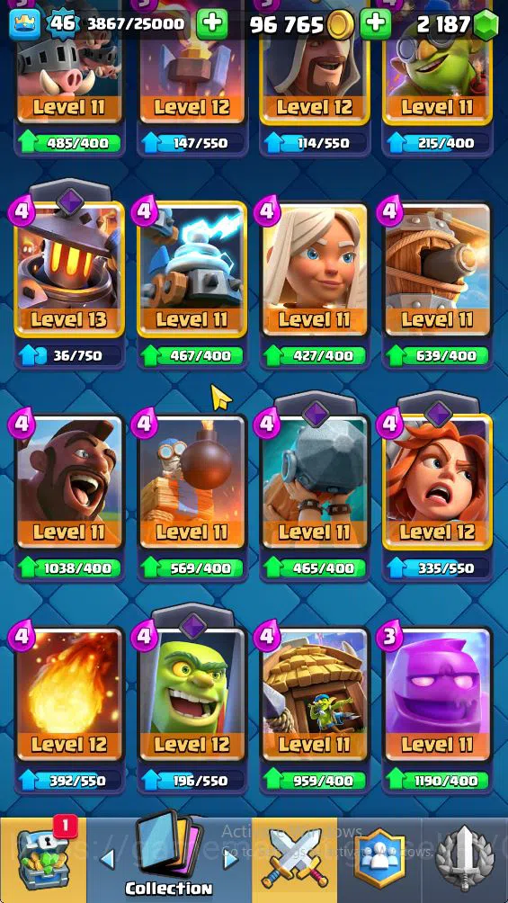 Clash Royale Accounts Lvl 46|Trop7475|KTL 14|Card 119|7 EVO,6 Cahmpion,2 image 5