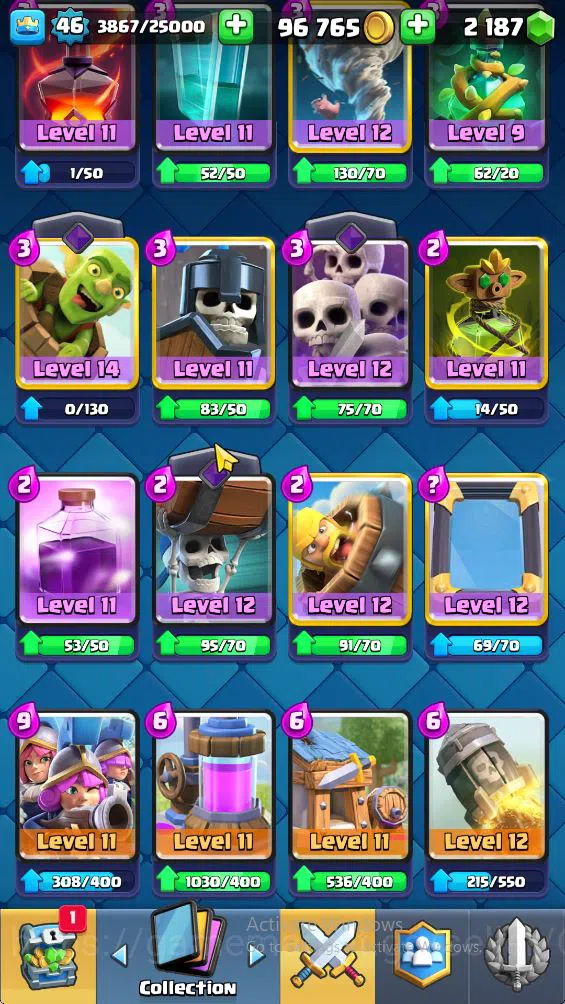 Clash Royale Accounts Lvl 46|Trop7475|KTL 14|Card 119|7 EVO,6 Cahmpion,2 image 6