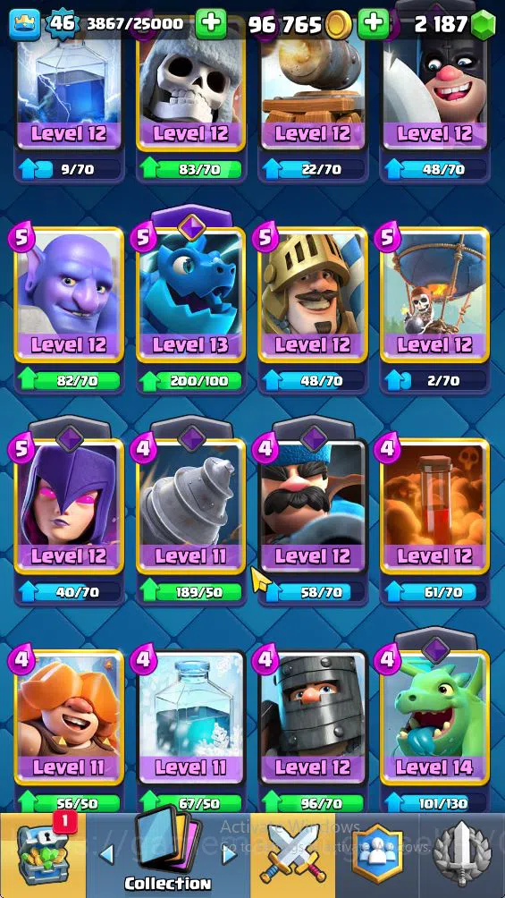 Clash Royale Accounts Lvl 46|Trop7475|KTL 14|Card 119|7 EVO,6 Cahmpion,2 image 7