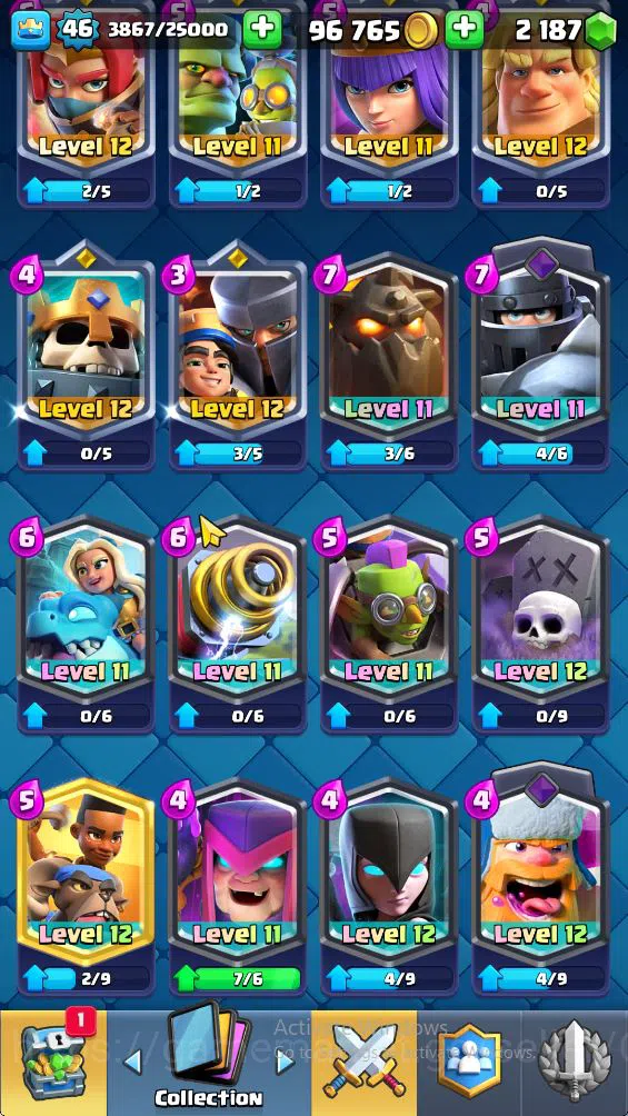 Clash Royale Accounts Lvl 46|Trop7475|KTL 14|Card 119|7 EVO,6 Cahmpion,2 image 9