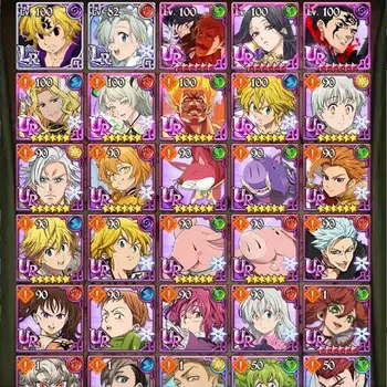 The Seven Deadly Sins: Grand Cross Accounts Others Global|1,6M CC|430 Diamonds|Story CH14|2LR+8UR(Nemesis Meliodas