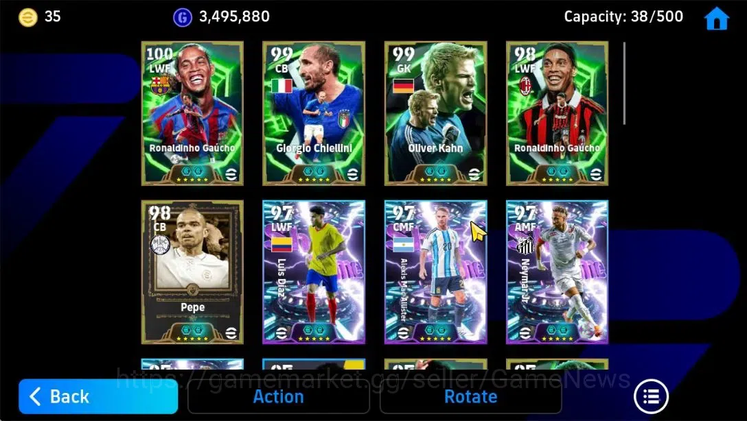 eFootball Accounts Android|Ronaldinho Gaucho(Momentum Dribbling),Pepe image 15