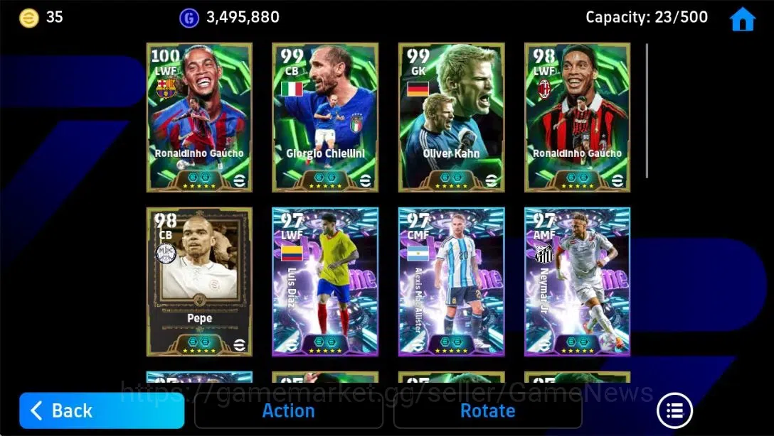 eFootball Accounts Android|Ronaldinho Gaucho(Momentum Dribbling),Pepe image 4