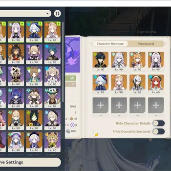 Genshin Impact Accounts Others ASIA|8 Limit(11*5 Wpn)|(SKIN