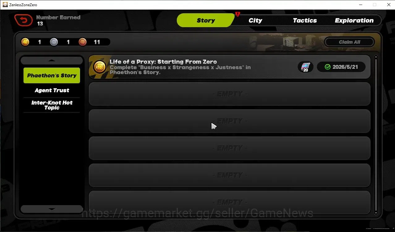 Zenless Zone Zero Accounts EUROPE|IK 13|Fresh Starter S1 Prologue|1 Limited [ image 10