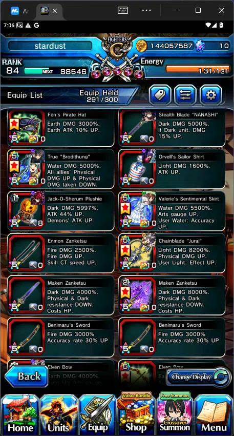 Grand Summoners Accounts Others GLOBAL|5 Ascend|Rank 84| Combat Milim, Demon Lord Vox, Yamada Sagiri, DIablo,etc|Check 11
