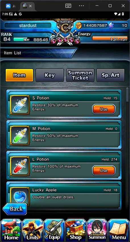 Grand Summoners Accounts Others GLOBAL|5 Ascend|Rank 84| Combat Milim, Demon Lord Vox, Yamada Sagiri, DIablo,etc|Check 3