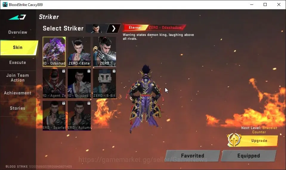 Blood Strike Accounts ASIA|2 ETERNAL[ZERO-Oda,DEagle]|Melee ULTRA BUTTER image 3
