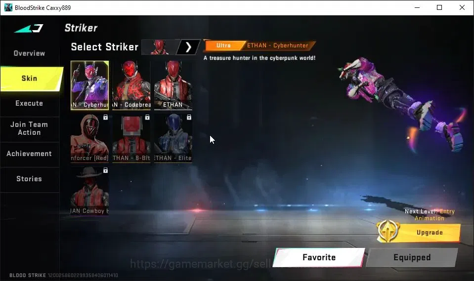 Blood Strike Accounts ASIA|2 ETERNAL[ZERO-Oda,DEagle]|Melee ULTRA BUTTER image 5