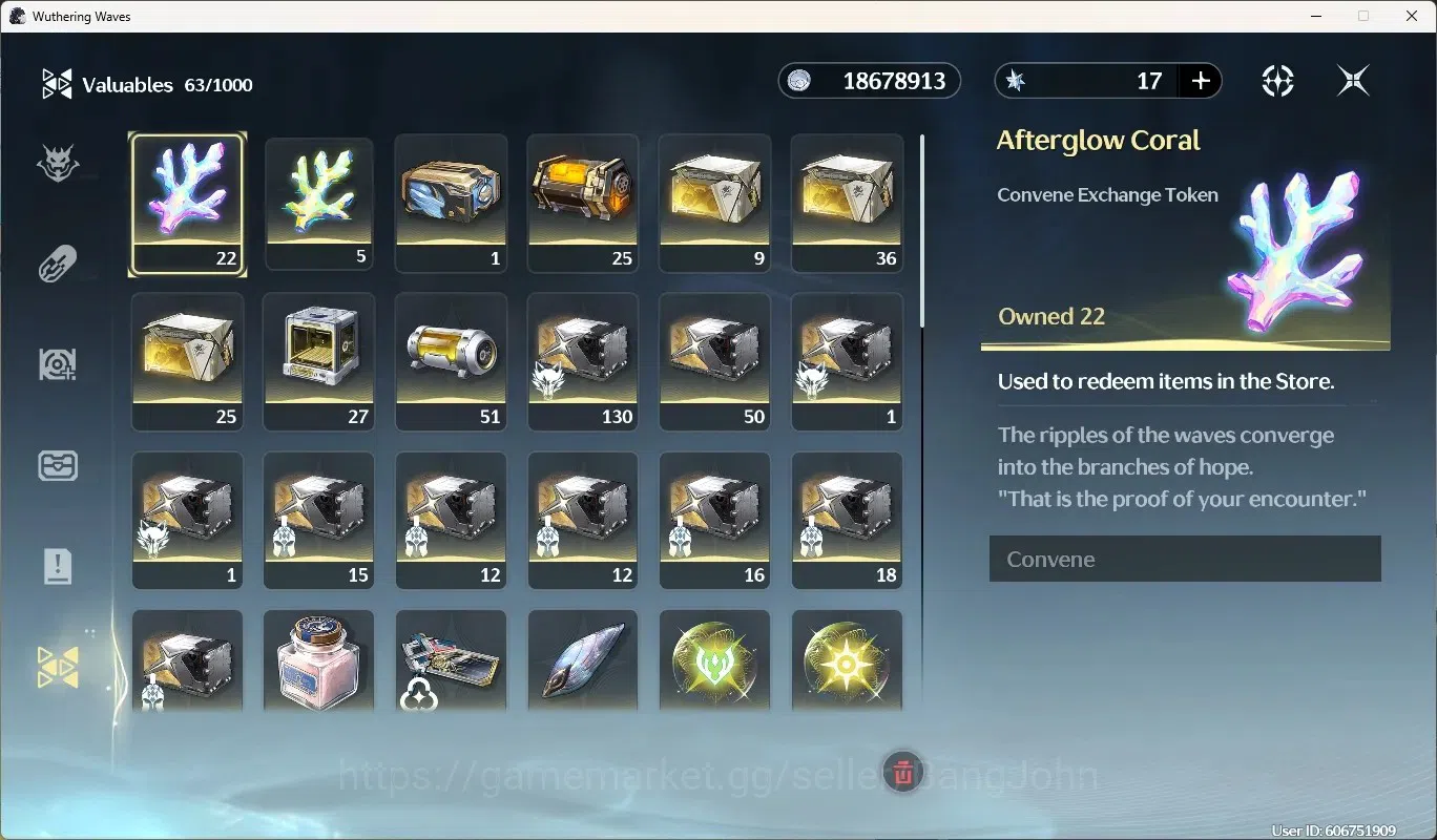 Wuthering Waves Accounts EU|UL 49|Rank 5|4 Char Limited [Lucilla,LucyRc3,Ca image 10