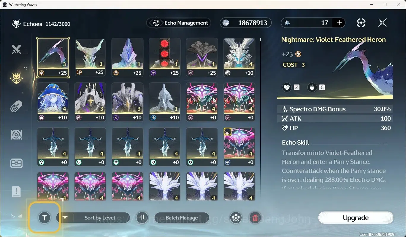 Wuthering Waves Accounts EU|UL 49|Rank 5|4 Char Limited [Lucilla,LucyRc3,Ca image 5