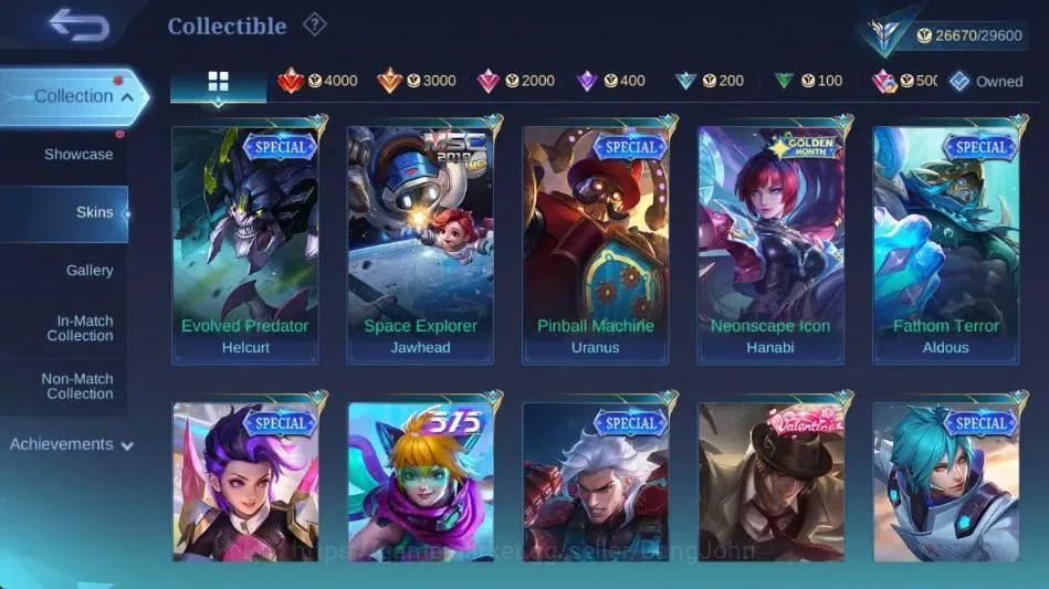 Mobile Legends: Bang Bang Accounts Global|Skin 140|Expert|DragonT Estes+Lancelot+Ling image 13