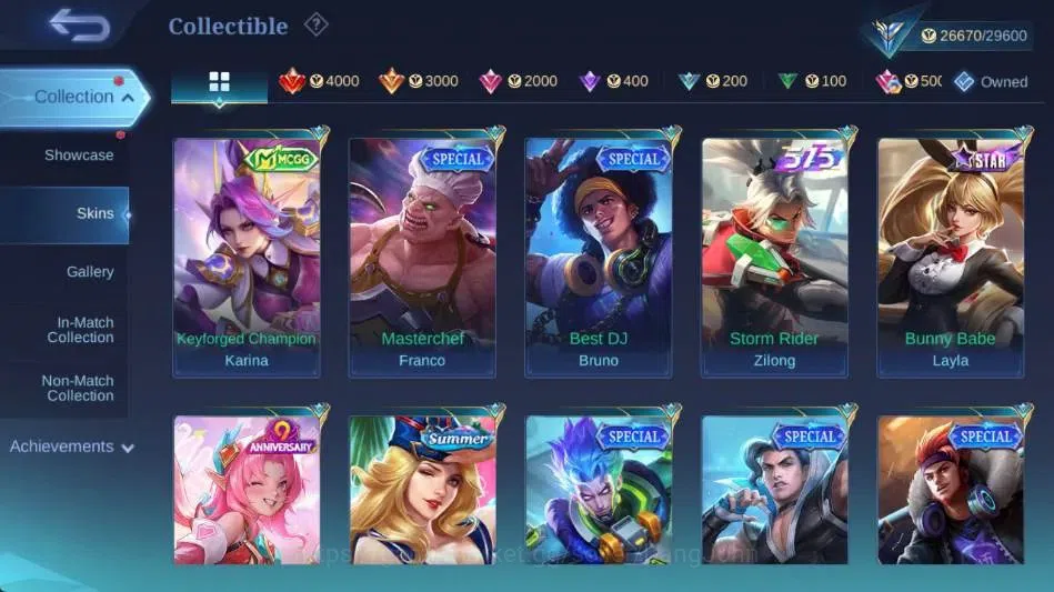 Mobile Legends: Bang Bang Accounts Global|Skin 140|Expert|DragonT Estes+Lancelot+Ling image 9