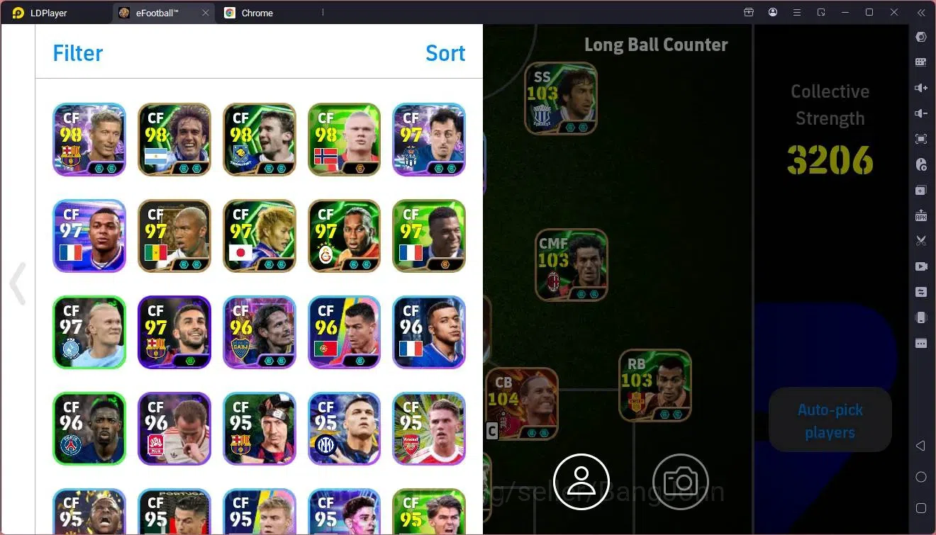 eFootball Accounts High-End Mobile |PW 3206|Bigtime Yamal,Van Dijk,Rijkaard,R.Carlos|Epic Baggio,Matthäus Etc|SHW 2