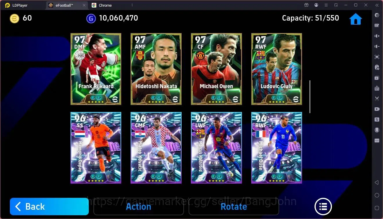 eFootball Accounts High-End Mobile |PW 3206|Bigtime Yamal,Van Dijk,Rijkaard,R.Carlos|Epic Baggio,Matthäus Etc|SHW 6