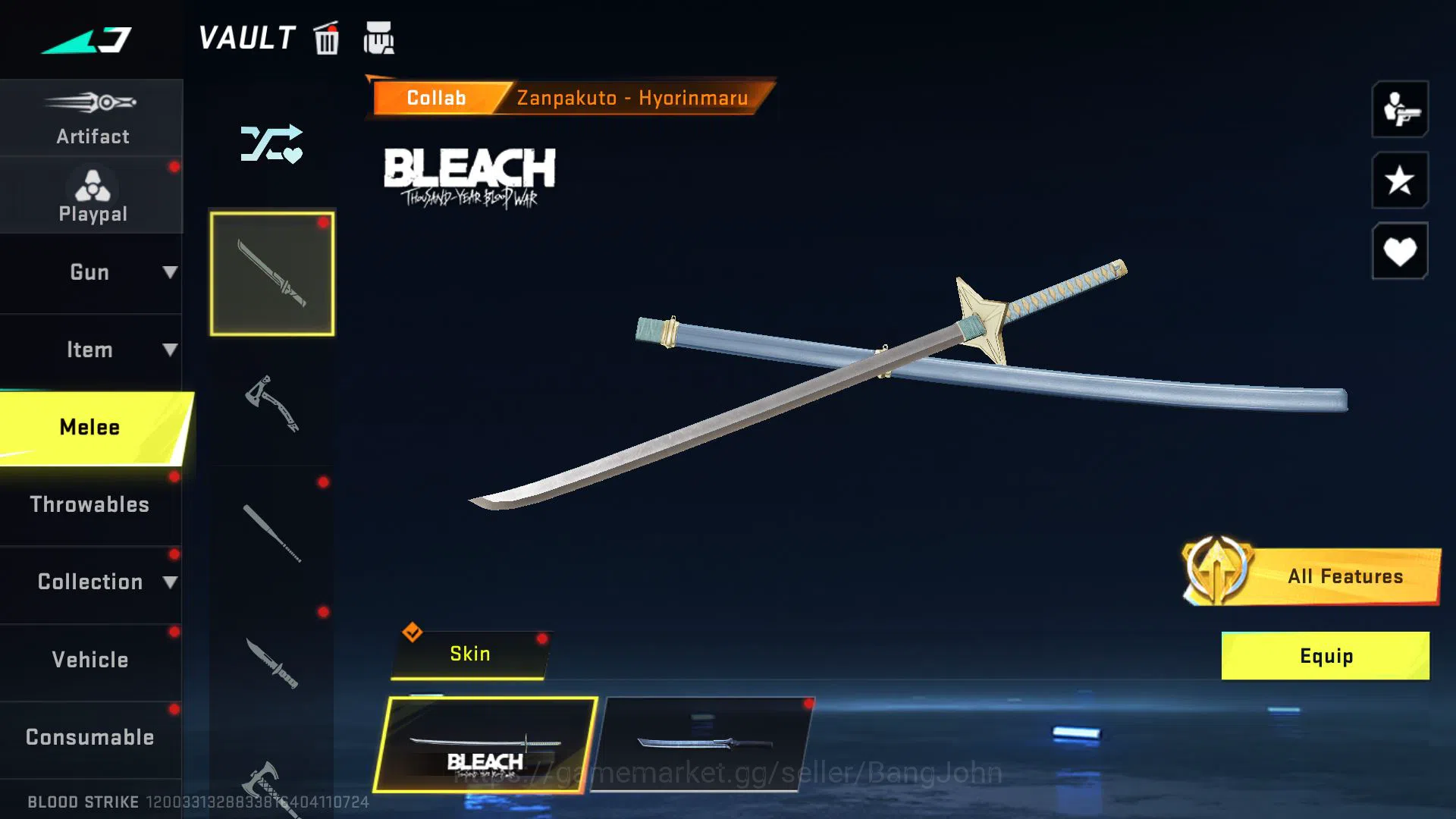 Blood Strike Accounts [ASIA] COLLECTION ACC | ETERNAL AK47 | BLEACH SET  image 16