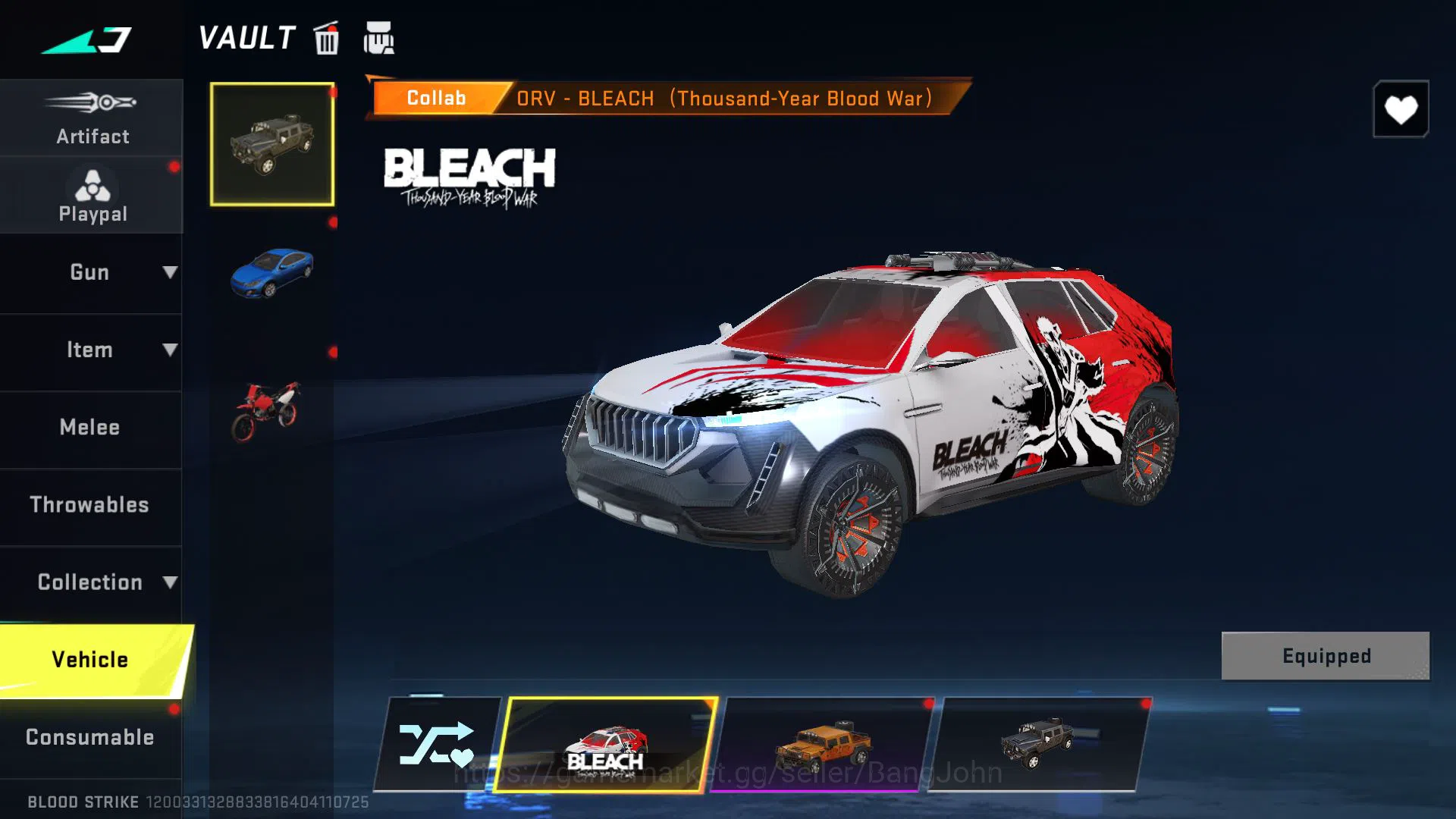 Blood Strike Accounts [ASIA] COLLECTION ACC | ETERNAL AK47 | BLEACH SET  image 19