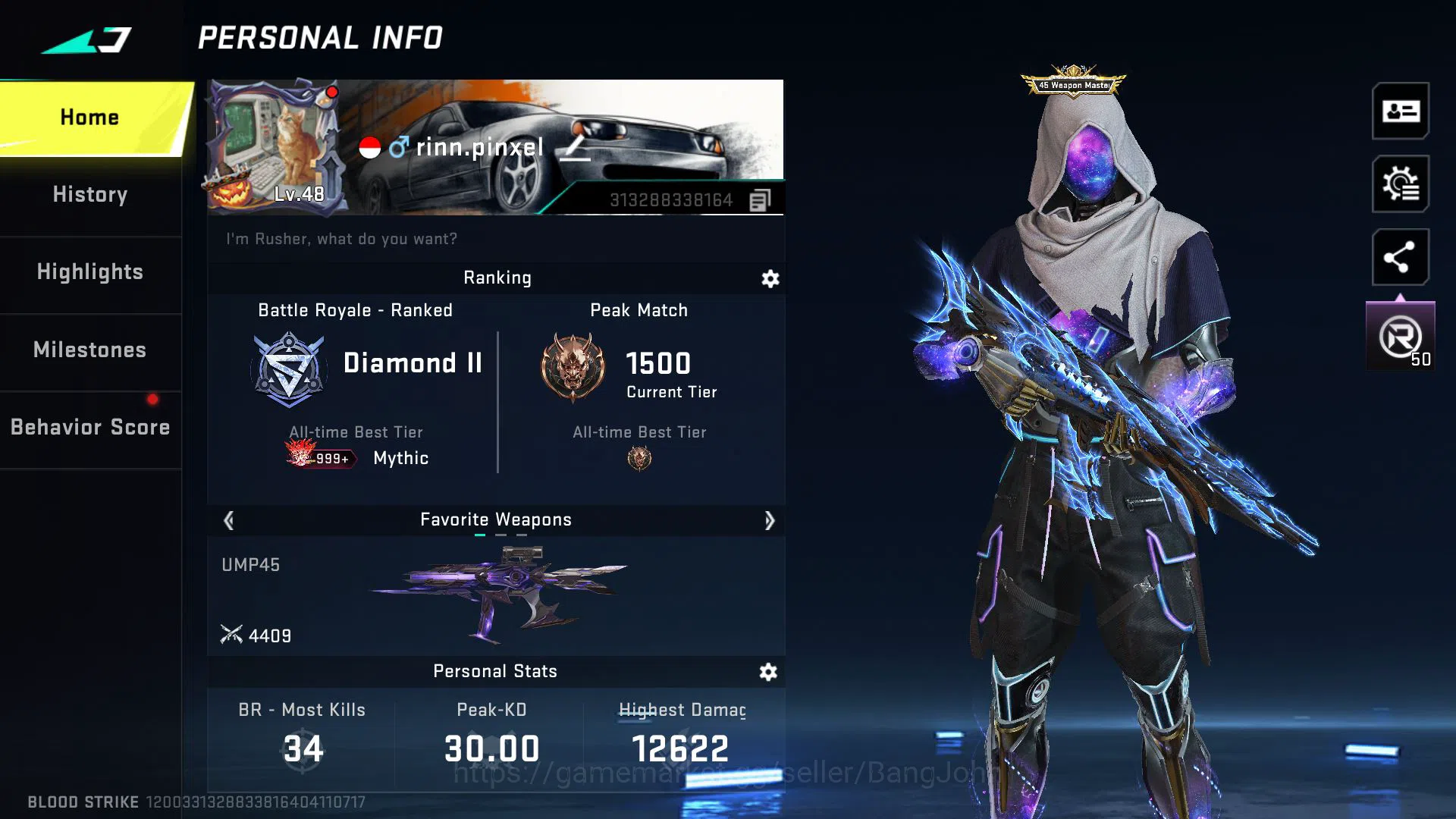 Blood Strike Accounts [ASIA] COLLECTION ACC | ETERNAL AK47 | BLEACH SET  image 2