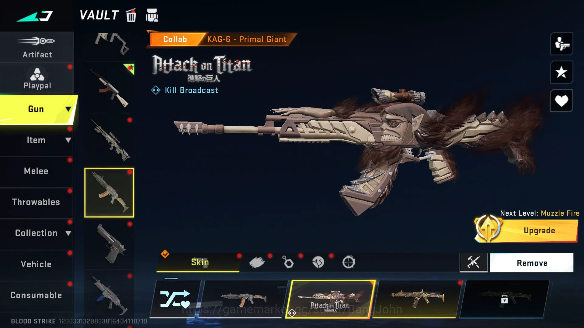 Blood Strike Accounts [ASIA] COLLECTION ACC | ETERNAL AK47 | BLEACH SET  image 9